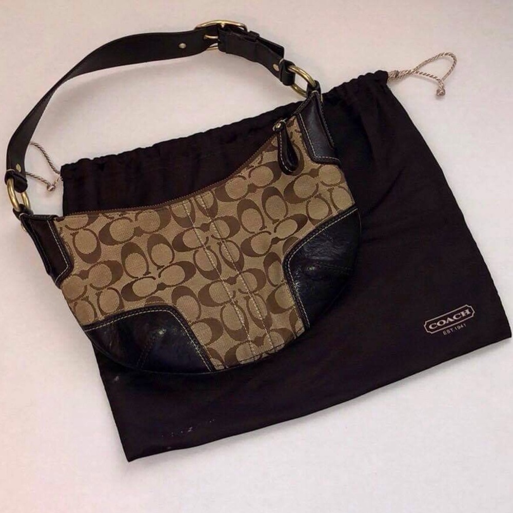 Coach Small signature hobo